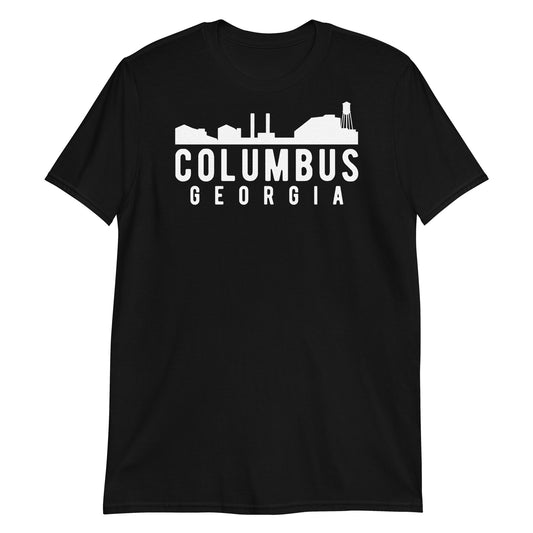 Columbus Georgia Skyline Short-Sleeve Unisex T-Shirt