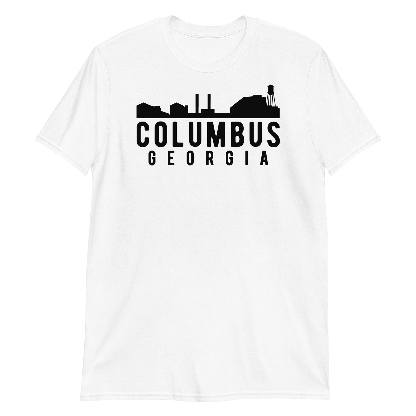 Columbus Georgia Skyline Short-Sleeve Unisex T-Shirt