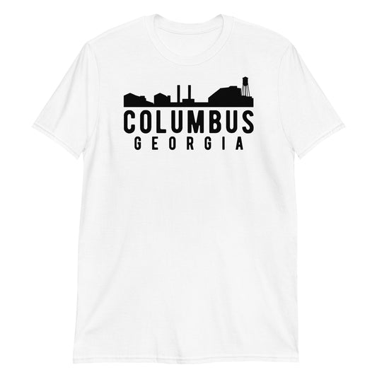 Columbus Georgia Skyline Short-Sleeve Unisex T-Shirt