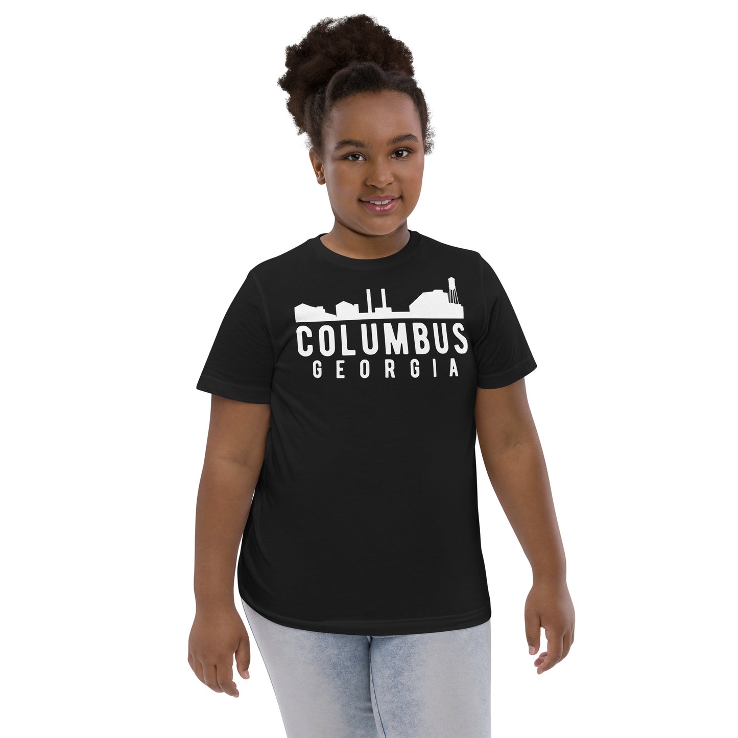 Columbus Georgia Skyline Youth jersey t-shirt